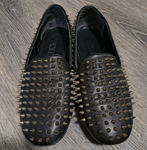 UNIF Shoes - UNIF Hellraiser Studded Leather Loafers